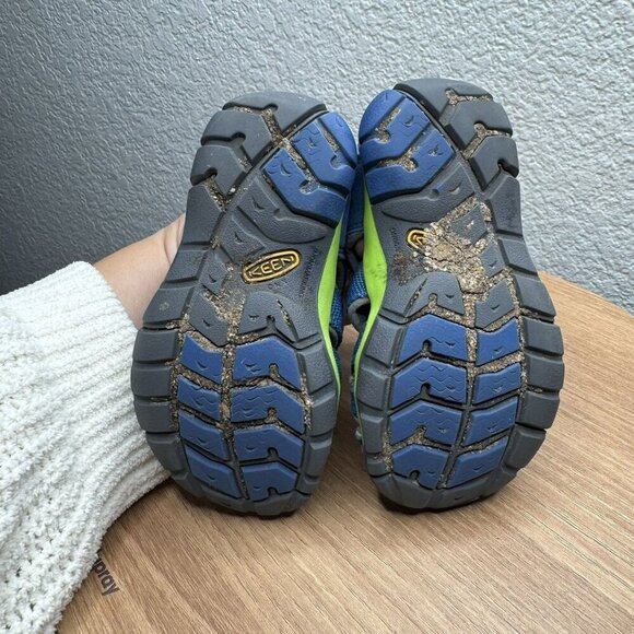 Keen Youth Newport H2 Sandals Size 11C Blue Green Washable Durable Outdoor - Picture 2 of 6